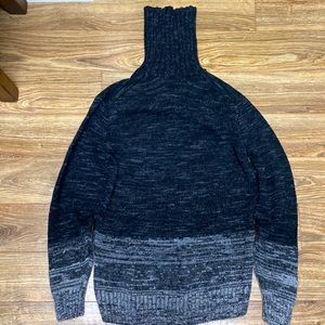 Hugo Boss Mens Black/Grey Turtle Neck Sweater.